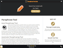 Tablet Screenshot of paraphrasetool.info